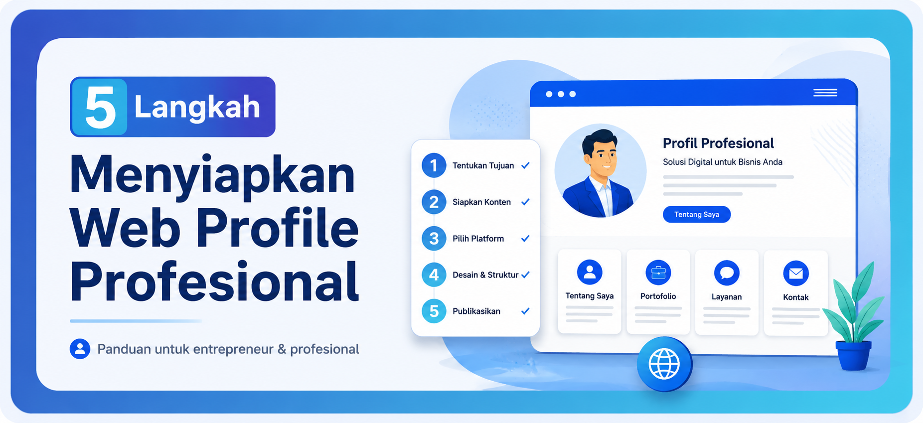 5 Langkah Menyiapkan Web Profile Profesional