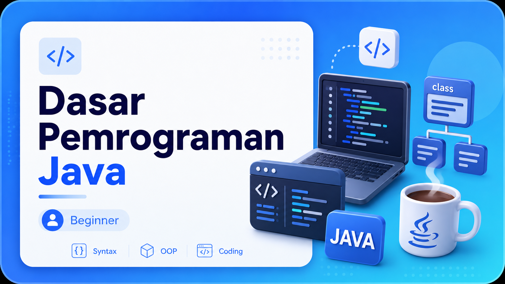 Thumbnail kelas Dasar Pemrograman Java