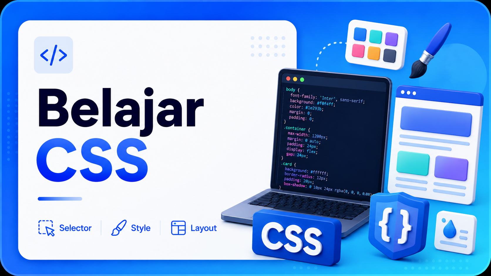 Thumbnail kelas Belajar CSS