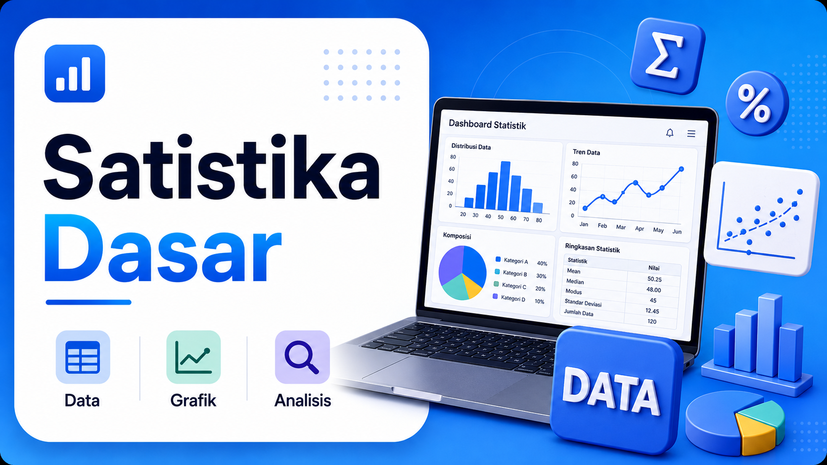 Thumbnail kelas Statistika Dasar